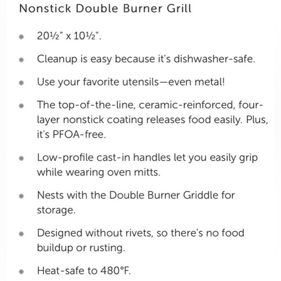 Pampered Chef Double Burner Grill - Picture 4 of 4